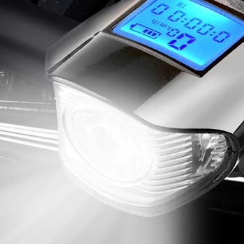 Super Luminoase cu Bicicleta Față de Lumină Cronometru cu Coada de Lumină Set USB Reîncărcabilă Impermeabilă Ciclism lanterna Lanterna de Noapte