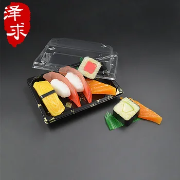 Sushi de unică folosință Cutie cu Clar Capac Ambalare Scoate Caseta de Containere Restaurant de Sushi Special Takeaway Ambalaje Alimentare