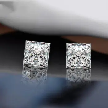 Szjinao Reale Liber de Piatră prețioasă Moissanite Diamant 2ct D VVS1 Culoare 7mm Prințesă Tăiat GRA Moissanite Pentru Inel cu Diamant Bijuterii
