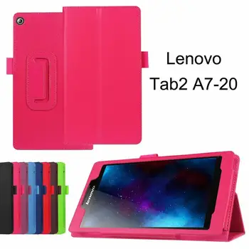 Tab 2 A7-10f A7-20f 7 Acoperi Caz pentru Lenovo Tab 2 A7-10 A7-20 A7 10 A7 20 De Pliere Flio Caz Magnetic + Sticla (NU GRATUIT)
