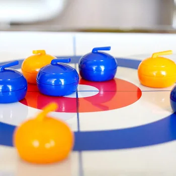Tabelul Curling Joc De Masă Shuffleboard Set Joc De Familie Jucărie Pentru Petrecere Acasă Cadou Copil Și Adult Masa De Joc Curling Set Practice
