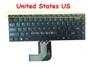 Tastatura Laptop Pentru Teclast F7 Plus XK-HS105 MB3181004 rusă RU engleză, Negru, FARA Rama, Fara iluminare din spate