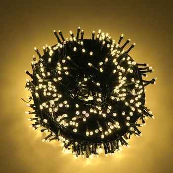 Thrisdar LED-uri de Crăciun Șir de Lumini în aer liber, de Interior Decor de Crăciun Lumini 30M 300LED 8 Moduri de Zână Lumini Pentru Pom de Crăciun