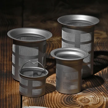 Titan Plasă de Ceai Infuser Coș pentru Ceainic Ceainic Ceasca de Ceai Infuser Coș Reutilizabile Ceai Filtre de Cafea