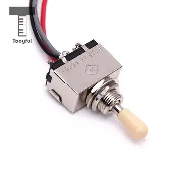 Tooyful de Înaltă Calitate 1 buc Metal & Sârmă Cabluri de Circuit pentru LP Acustice Chitara Electrica 3 Cutie de Comutare Pickup Selector 2V/2T/1J Piese