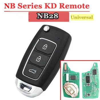 Transport gratuit (1 piesa)Multi-funcțional KEYDIY NB28 3 butoane cheie de la Distanță pentru KD900 KD900+ URG200 KD-X2 5 funcții într-o singură cheie