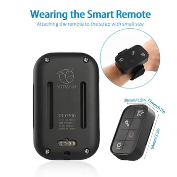 Trei Lumini Indicatoare LED Wireless WIFI Inteligent de la Distanță de Control de la Distanță Pentru Gopro Smart Camera Cu Un Cablu USB Curea de mână
