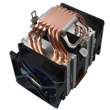 Turnurile gemene Cooler CPU 90mm 4PIN PWM Ventilator de Răcire Pentru procesor Intel LGA1150 1151 1155 1156 775 AMD AM3 AM4 Cooler RGB CPU Cooler Pentru PC