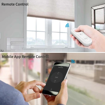 Tuya de Viață Inteligentă Cortina Modul Comutator de Control de la Distanță Jaluzele rulou RF+WIFI App Timer Start Google Aelxa Echo Smart Home