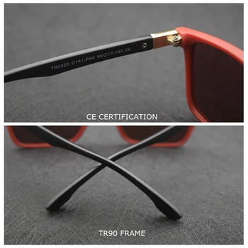TUZENGYONG Brand Nou 2021 Polarizat ochelari de Soare Barbati Femei TR90 cadru Pătrat Ochelari de Soare UV400 în aer liber Conducere Ochelari Cu Cutie