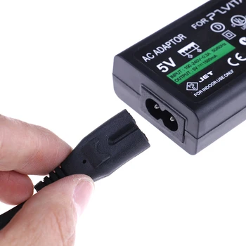 Ue Plug Pentru PS Vita PSV AC Adaptor de Alimentare Converti Incarcator + Cablu de Date USB Picătură de Transport maritim