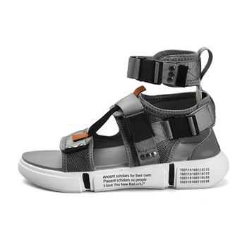 UEXIA 2019 Noua Moda de Vara Mens Shoes Gladiator Sandale Platforma, Sandale de Plajă Cizme Roma Stil Panza Barbati Sandale