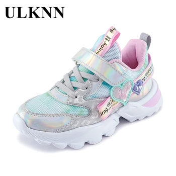 ULKNN Fete Adidasi Pantofi pentru Copii de Toamna de Moda Noua de pantofi Confortabil Băieți Roz Casual de Funcționare a ochiurilor de Plasă de Culoare Solidă 2021