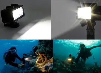 Ultra Luminoase rezistent la apa 50M Subacvatice cu LED-HighPower Flash de Lumină Pentru Gopro Canon SLR Umple Lampa Scufundări Video Lumini de Montare