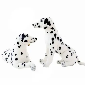 Umplute Animale De Pluș Dalmatian Dog Toy Realiste Uriaș Câine Jucărie De Animale Realiste Copii Jucarii Cadou Pentru Copii Magazin De Animale De Companie De Promovare