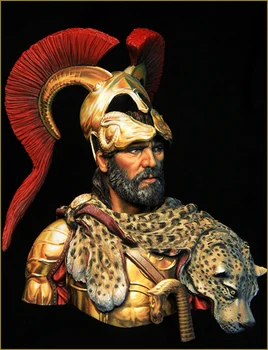 Unassambled 1/10 Antice grecești Warlord bust de soldat Figura Istorică Rășină kit model în miniatură Nevopsite