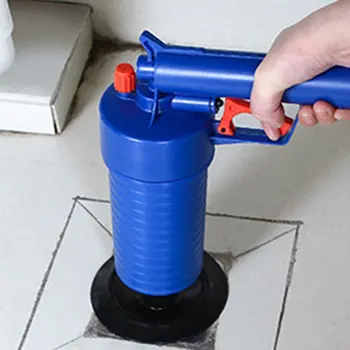 Unblocker de curățare conductă de înaltă presiune pompă cu piston toaletă instrument cu 4 adaptoare Neutru Plastic pentru LAVOAR baie bucatarie