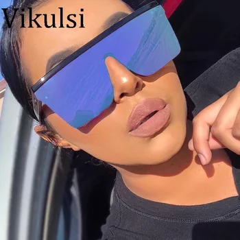 Unisex Brand Designer de ochelari de Soare Femei 2019 Epocă Supradimensionate Pătrat Ochelari de Soare Pentru Femei Acoperire Nuante UV400 Oculos De Sol