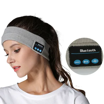 Unisex de Muzică fără Fir Bluetooth Telefon de Afișare Putere de Yoga de Funcționare Elastic Sport Sweatband Respirabil Bentita оголовье