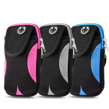 Universal de Funcționare Sport Armband Caz Pentru Femei 5.5 inch Mână Banderole Sport Caz Pentru Telefon Pe Mână Braț Pungă de Pungă