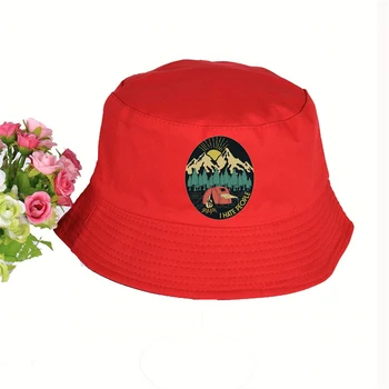 Urăsc Oamenii pe care îi Iubesc Camping Epocă Găleată Pălării de Vară pop harajuku Femei Bărbați pescar pălăria în aer liber, umbrelă de soare capac pălărie de pescuit