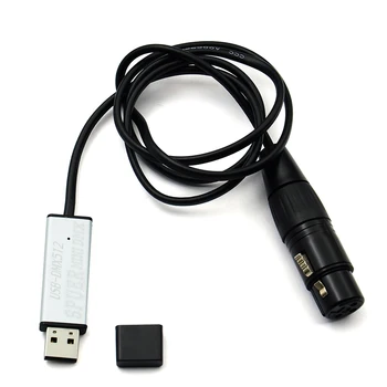 USB la Adaptorul de Interfață DMX cu LED DMX512 Studio Calculator PC Etapă Controler de Iluminare Dimmer Cu Conducere CD