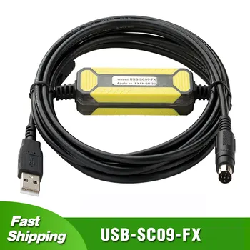 USB-SC09-FX Pentru Mitsubishi MELSEC FX Seria Programare PLC Cablu USB La RS422 Adaptor navă Rapidă