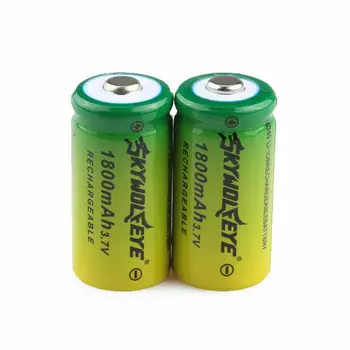 Usb încărcător de baterii inteligent de încărcare rapidă baterie reîncărcabilă li-pe baterie oprire automata +2x 1800mah 16340 CR123A RCR 123 ICR baterie