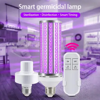 UV Lampa LED 60W E27 Lampă cu ultraviolete Germicide Dezinfecție Bec Led UVA Lumina Ultravioleta Porumb Bec Bactericid Sterilizare Lămpi
