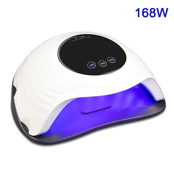 UV Led Lampa de Unghii pentru Unghii Manichiura 168W 54pcs Led-uri de Unghii Uscător de Gel Lac oja fotopolimerizare Gheață Lampa Display LCD Mașină
