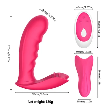 Uzura 10 frequency Vibrator pentru Femei Vibrator de Control de la Distanță Chilotei Vibrator punctul G Anal pizde Stimularea Adult Jucarii Sexuale