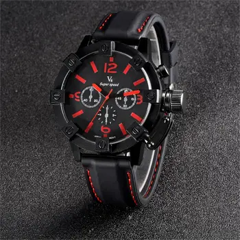 V6 Militare Ceas Sport Barbati Top Brand de Lux Celebru Curea silicon cuarț Încheietura Ceas Pentru Bărbați Ceas Relogio Masculino
