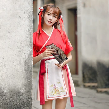 Vara Hanfu 2020 Știri Dans Costum Festivalul de Costume Populare Rochie pentru Loma de Epocă Partid Etapă Dansatoare Stil Chinezesc Vestidos