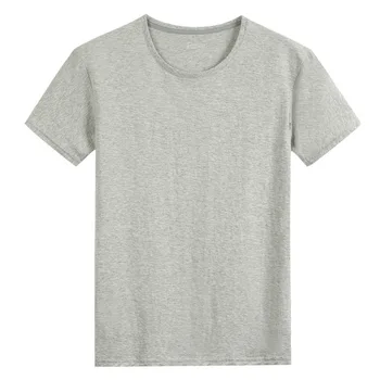 Vară Nouă Bărbați Bumbac T-Shirt Culoare Solidă Moale la Atingere Tesatura Bază de Bărbați Topuri Tricouri Casual Barbati Haine de Moda Topuri Tricouri