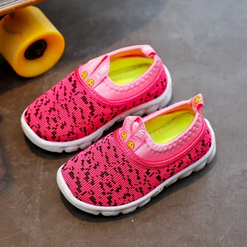 Vară Nouă Copii Pantofi Pentru Băieți Moale Fata De Copil Copilul Incaltaminte Copii Adidasi Casual De Culoarea Bomboane Țesături Cu Ochiuri Pantofi De Toamna