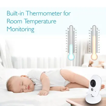 VB603 Baby Monitor cu Camera Video Wireless 3.2 Inch Ecran Color Noaptea Versiune Vorbi Înapoi Interfon Copii Nanny Camera de Securitate