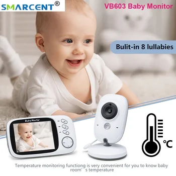 VB603 Baby Monitor cu Camera Video Wireless 3.2 Inch Ecran Color Noaptea Versiune Vorbi Înapoi Interfon Copii Nanny Camera de Securitate
