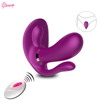 Vibratoare cu chilotei sex toy Reîncărcabilă, fără Fir de control de la Distanță ușor de Purtat Vibrator 9 trepte de Incalzire Vibratoare ou jucării Sexuale pentru Femei