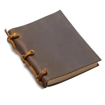 Vintage Gol Jurnale Jurnale notebook carte notă coarda călător gros din piele caderno espiral planificator săptămânal moarte