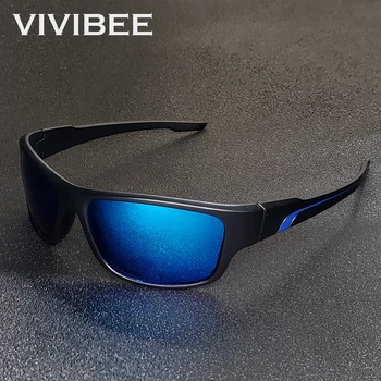 VIVIBEE Polarizati Oglinda Albastru Sport în aer liber ochelari de Soare pentru Barbati Funcționare 2020 UV400 Clasic de Conducere de sex Masculin de Pescuit Ochelari