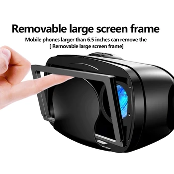 VRG Pro 3D VR Ochelari de Realitate Virtuală Plină Sn Vizual cu Unghi Larg de Ochelari VR pentru 5 până la 7 Inch Smartphone Ochelari Dispozitive