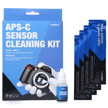 VSGO Senzor APS-C Kit de Curățare DDR-16 Professional Cleaner CCD Senzor Tampon CMOS Kit de Curățare pentru Digital aparat de Fotografiat DSLR