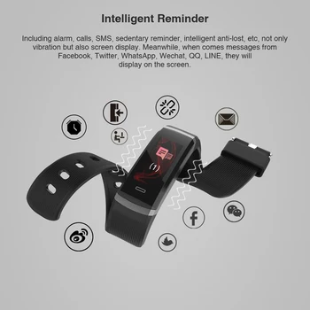 Wearpai GT101 Inteligent Ceas Barbati Sport Band Heart Rate Monitor Femei Memento Apel Pedometru Smartwatch 2021 Înaltă Calitate pk W46
