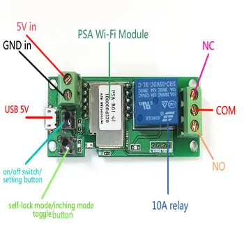 WiFi inteligent de Control de la Distanță DIY Universal Modulul DC5V 12V 32V auto-blocare Comutator Wifi Timer pentru Casa Inteligentă