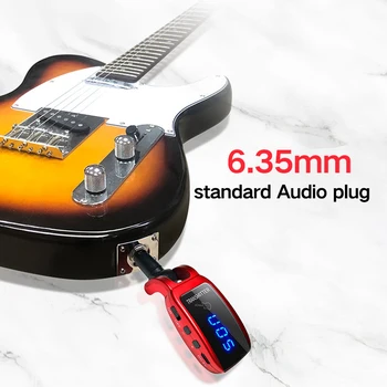 Wireless de Chitara Transmițător Receptor Set USB Reîncărcabilă Chitara Electrica Bass CONDUS Ridica cu Transmisie Stabil de Performanță