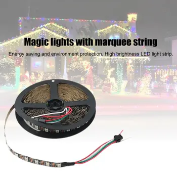 WS2812B 5M 5050 SMD Digital 300 LED Strip Lumină Adresabile Culoare DC5V pentru Decor de Crăciun