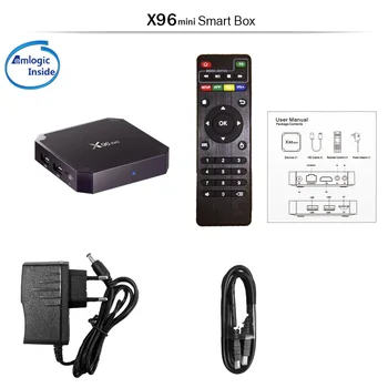 X96 Mini X96mini Android 7.1 Smart TV BOX 2GB/16GB TVBOX X 96 Mini Amlogic S905W H. 265 4K 2.4 GHz WiFi Media Player, Set Top Box