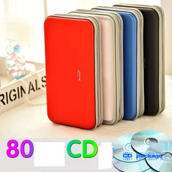 Ymjywl CD Impermeabil Caz de Compresie de Înaltă Calitate Pachet de CD-uri 80 De Capacitatea Discului Pentru Biroul de Acasă Și de Călătorie de Stocare Bag CD-ul