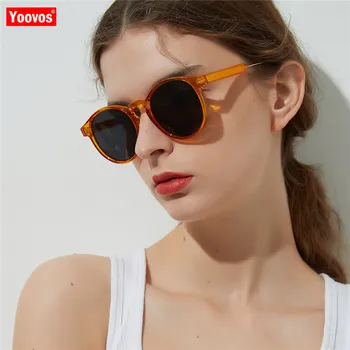 Yoovos 2021 Nouă Rundă ochelari de Soare Femei/Bărbați de Epocă Clasică în aer liber Oculos De Sol Gafas de Brand Designer de Conducere Ochelari de Soare UV400