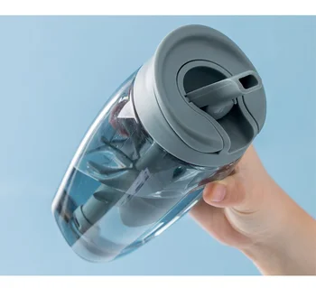 Youpin Jordanjudy Amestecand cupa de vară în aer liber de fitness sport cup portabil tritan plastic de sănătate cana de apa 700 ml sticla de apa
